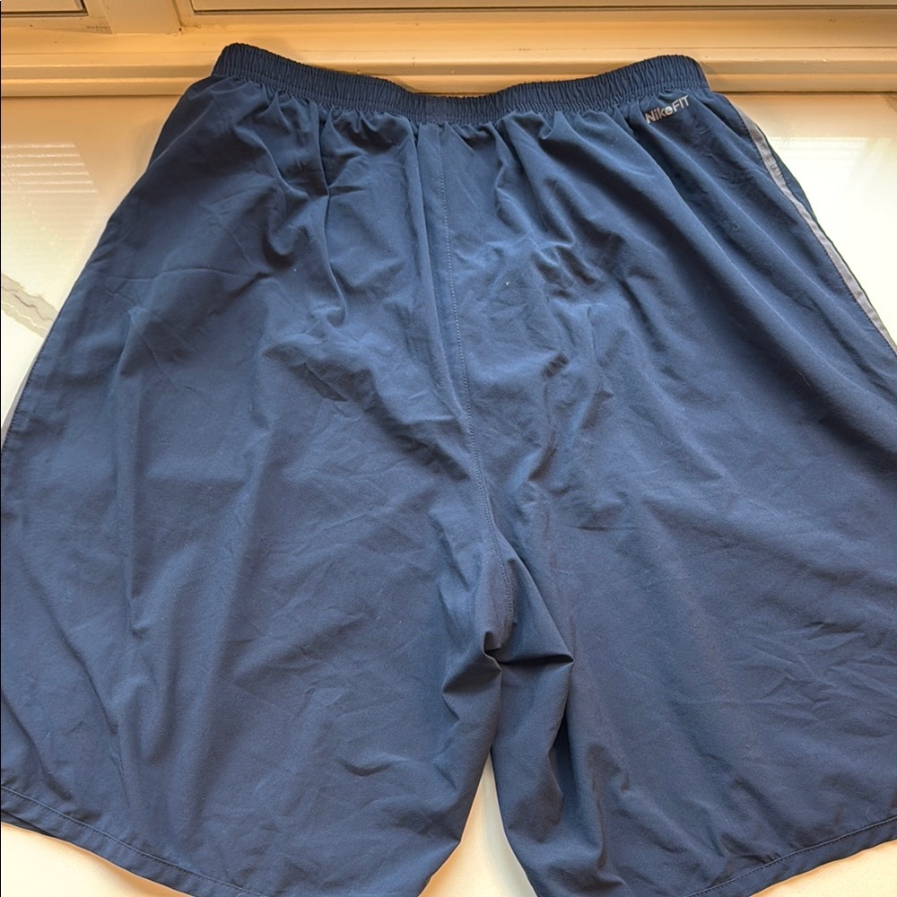 Nike Blue Athletic Shorts Lightweight Relaxed Fit